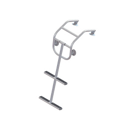 Трап дайверский ТМ 810х340 мм надувных лодок с бортовым креплением 2 черн ступени (040116BT)